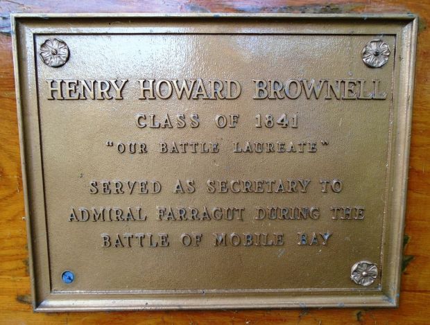 HENRY HOWARD BROWNELL WAR MEMORIAL CANNON PLAQUE A