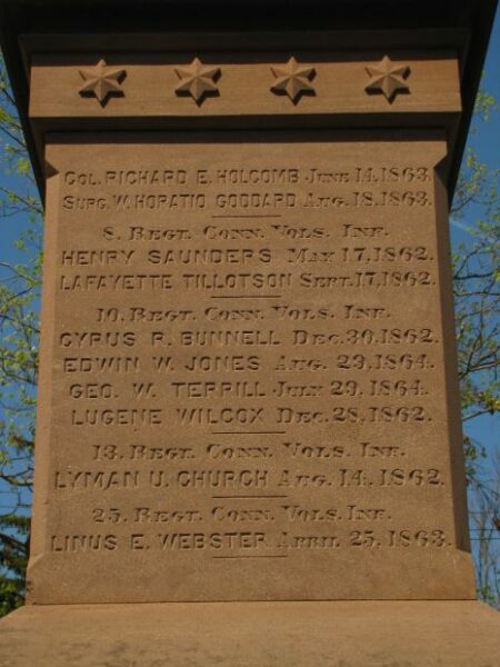 GRANBY CIVIL WAR MEMORIAL STONE B