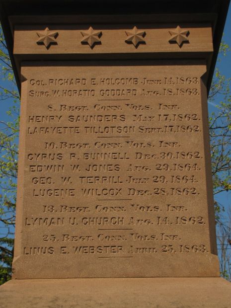GRANBY CIVIL WAR MEMORIAL STONE B