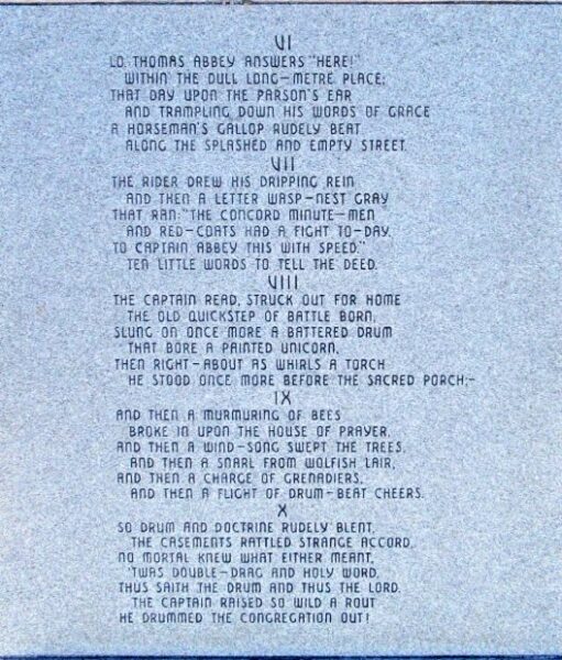 THOMAS ABBEY MEMORIAL STONE C