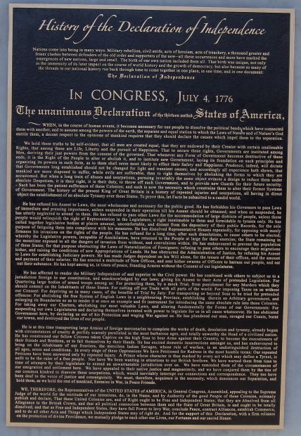 YOUR AMERICAN HERITAGE MONUMENT PLAQUE D