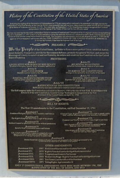 YOUR AMERICAN HERITAGE MONUMENT PLAQUE C