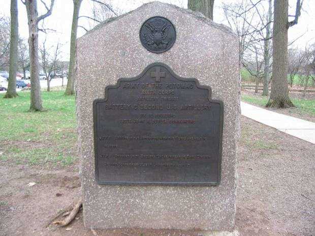 BATTERY G, SECOND U.S. ARTILLERY WAR MEMORIAL