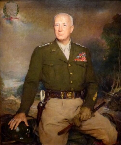 GENERAL GEORGE S. PATTON JR. WAR MEMORIAL ART
