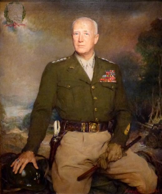 GENERAL GEORGE S. PATTON JR. WAR MEMORIAL ART