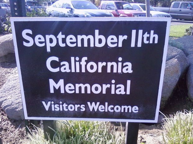 SEPTEMBER 11TH CALIFORNIA MEMORIAL PLAQUE A
