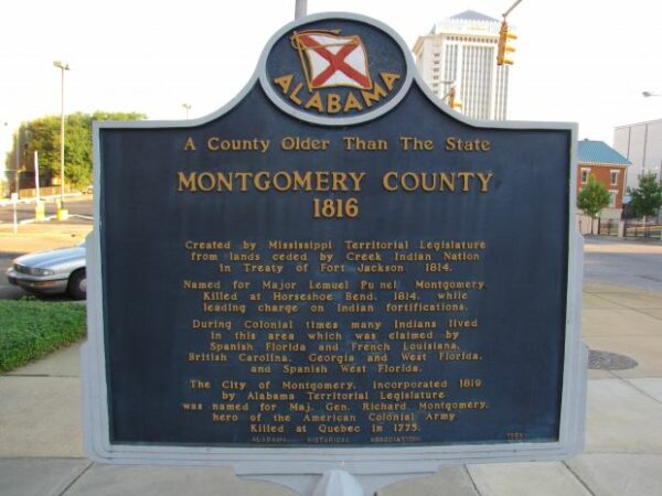 MONTGOMERY COUNTY 1816 MEMORIAL MARKER