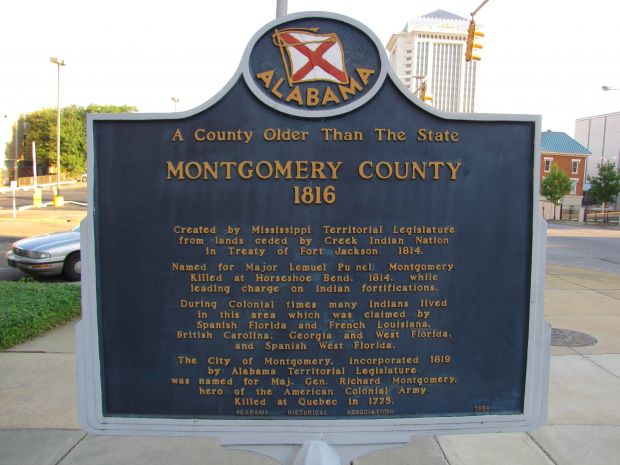 MONTGOMERY COUNTY 1816 MEMORIAL MARKER
