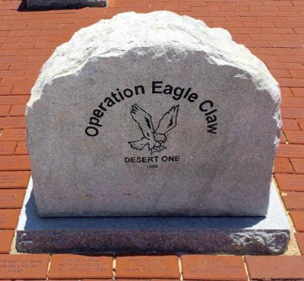 OPERATION EAGLE CLAW MEMORIAL FRONT