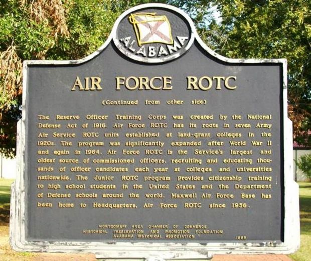 AIR FORCE ROTC MEMORIAL MARKER