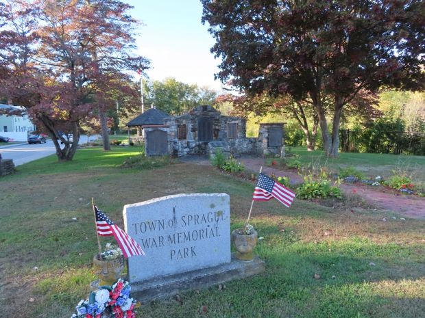 TOWN OF SPRAGUE WAR MEMORIAL PARK STONE