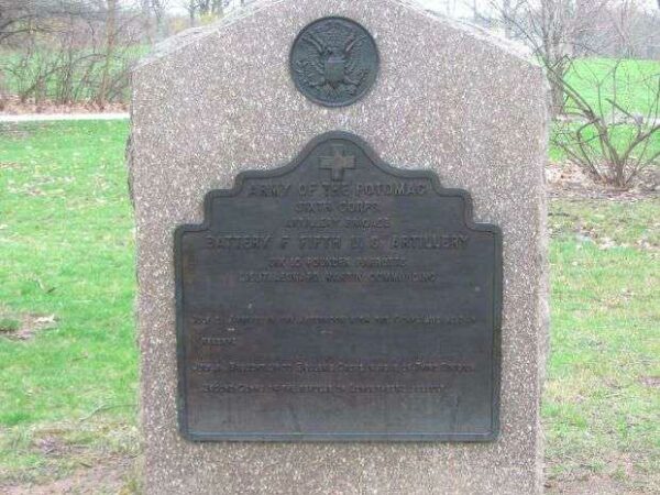 BATTERY F, FIFTH U.S. ARTILLERY WAR MEMORIAL