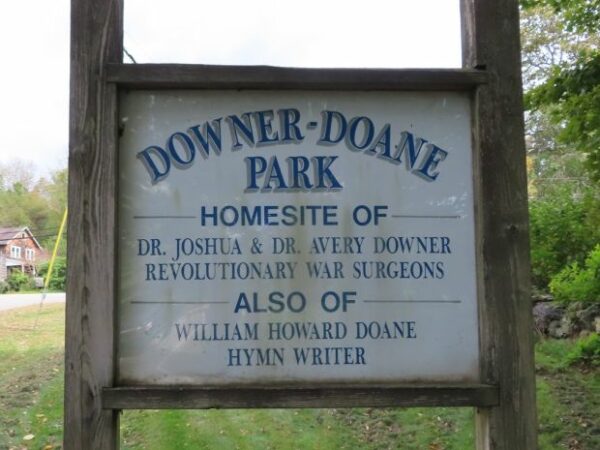 DOWNER-DOANE PARK MEMORIAL MARKER