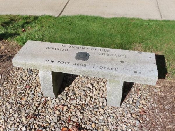 VFW POST 4608 WAR MEMORIAL BENCH