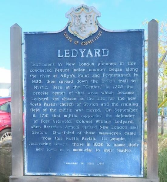 LEDYARD MEMORIAL MARKER
