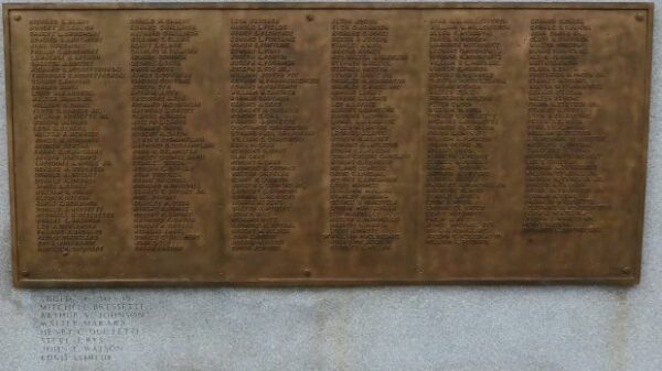 GRISWOLD KOREAN WAR MEMORIAL PLAQUE