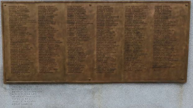 GRISWOLD KOREAN WAR MEMORIAL PLAQUE