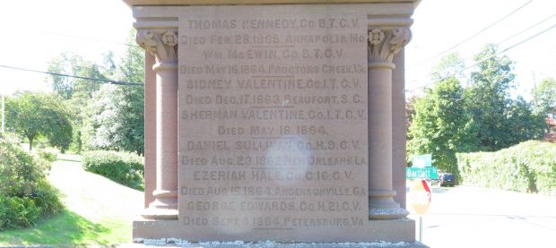 TOWN OF PORTLAND CIVIL WAR MEMORIAL STONE B