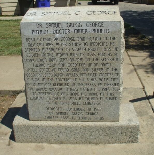 DR. SAMUEL GREGG GEORGE WAR MEMORIAL