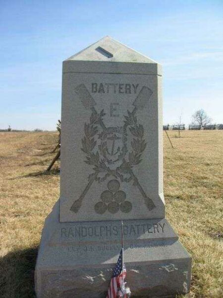 RANDOLPH’S BATTERY E, 1ST RHODE ISLAND LIGHT ARTILLERY WAR MEMORIAL