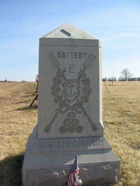 RANDOLPH’S BATTERY E, 1ST RHODE ISLAND LIGHT ARTILLERY WAR MEMORIAL