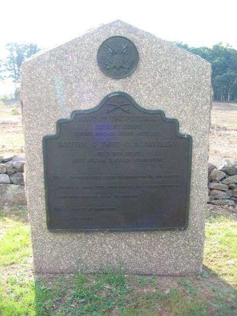 BATTERY C, THIRD U.S. ARTILLERY WAR MEMORIAL