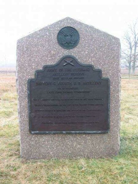 BATTERY C, FOURTH U.S. ARTILLERY WAR MEMORIAL