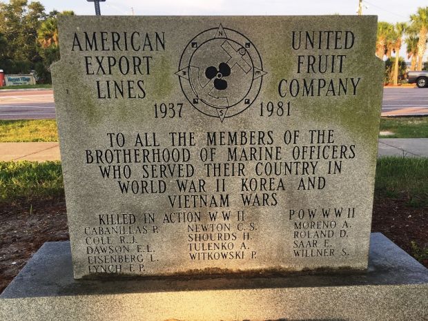 US MERCHANT MARINE WAR AND PEACE MEMORIAL BACK