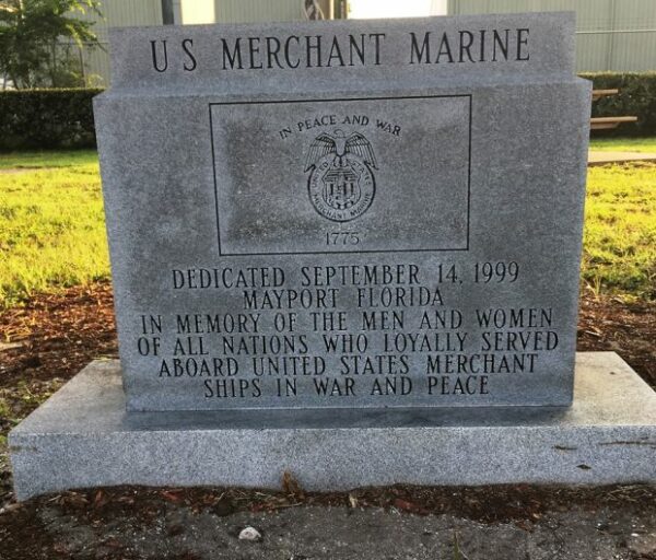 US MERCHANT MARINE WAR AND PEACE MEMORIAL FRONT