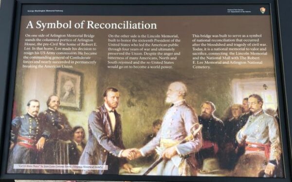 A SYMBOL OF RECONCILIATION MEMORIAL PANEL