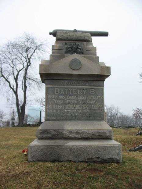 BATTERY B, FIRST PENNSYLVANIA LIGHT ARTILLERY MEMORIAL