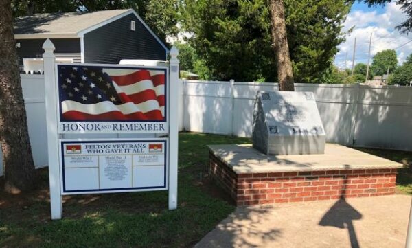 FELTON VETERANS WHO GAVE IT ALL WAR MEMORIAL