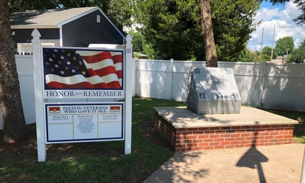FELTON VETERANS WHO GAVE IT ALL WAR MEMORIAL