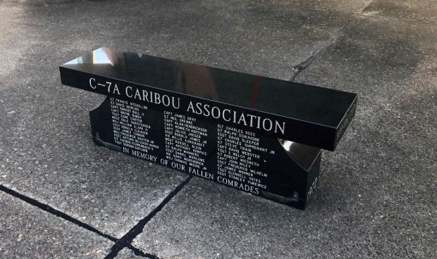 C-7A CARIBOU ASSOCIATION WAR MEMORIAL BENCH