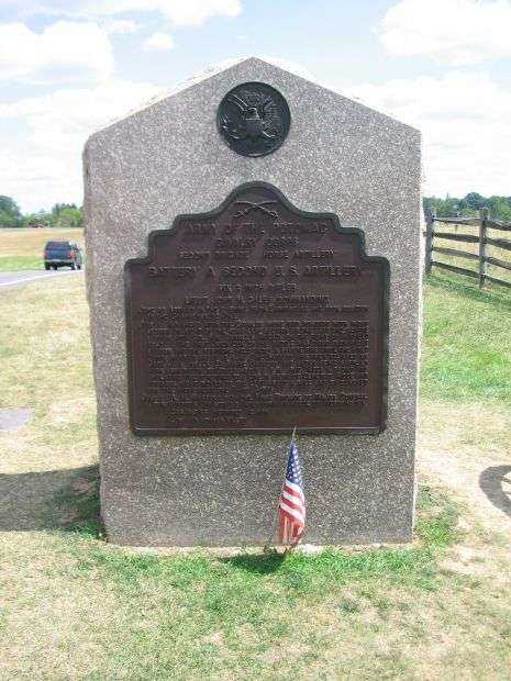BATTERY A, SECOND U.S. ARTILLERY WAR MEMORIAL I