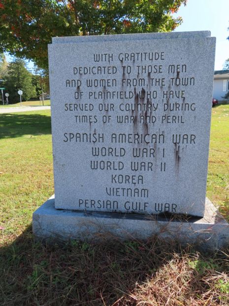 PLAINFIELD WAR MEMORIAL
