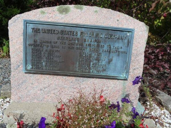 THE UNITED STATES FINISHING COMPANY GREAT WORLD WAR MEMORIAL