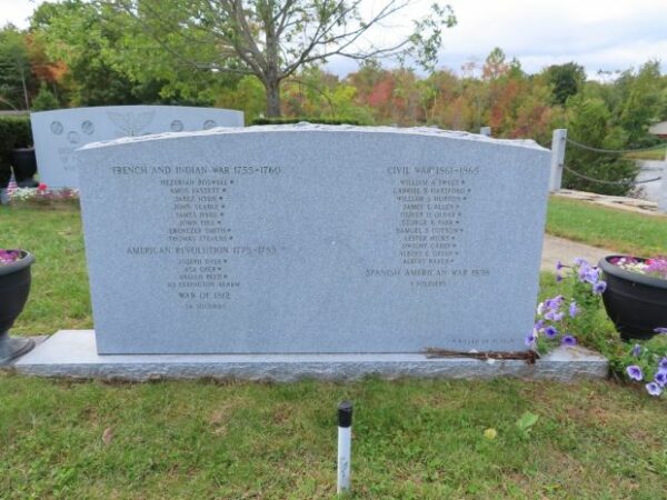 CANTERBURY ALL WARS VETERANS MEMORIAL STONE B