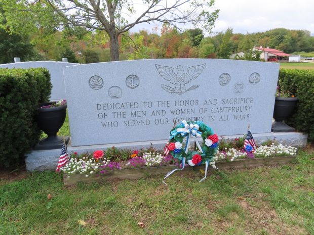 CANTERBURY ALL WARS VETERANS MEMORIAL STONE A