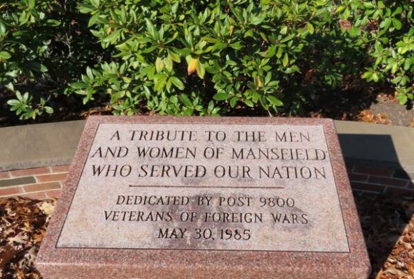 VFW POST 9800 VETERANS MEMORIAL DEDICATION STONE