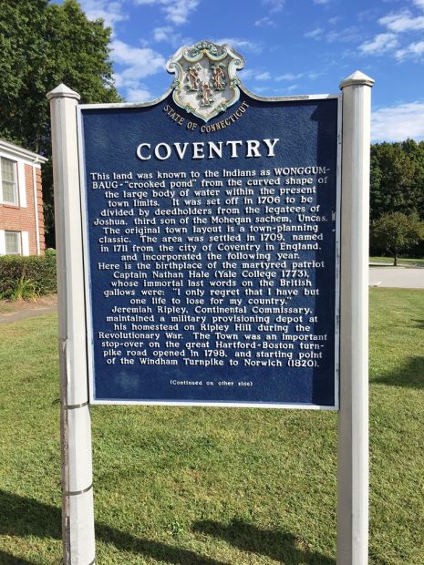 COVENTRY MEMORIAL MARKER