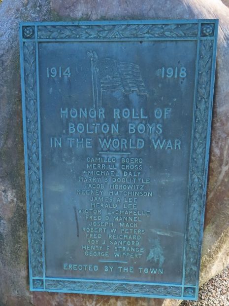 BOLTON BOYS WORLD WAR MEMORIAL PLAQUE