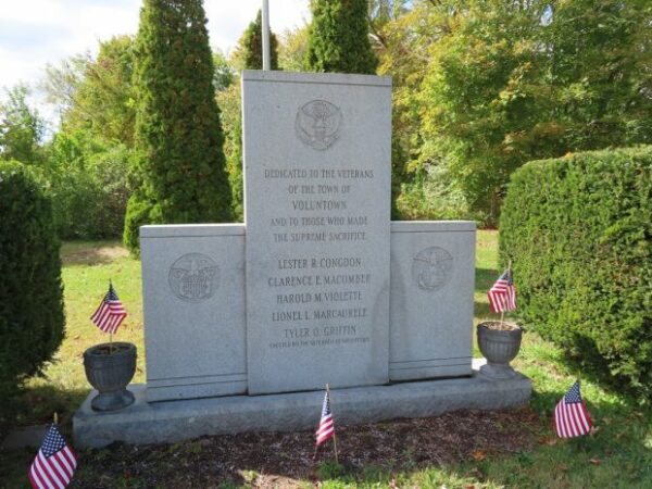 VOLUNTOWN VETERANS SUPREME SACRIFICE MEMORIAL