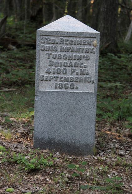 92D. REGIMENT OHIO INFANTRY WAR MEMORIAL 4:30 P.M.