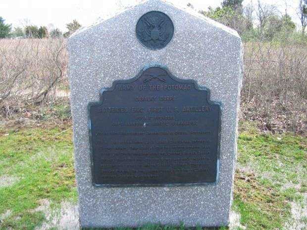 BATTERIES E & G FIRST U.S. ARTILLERY WAR MEMORIAL I