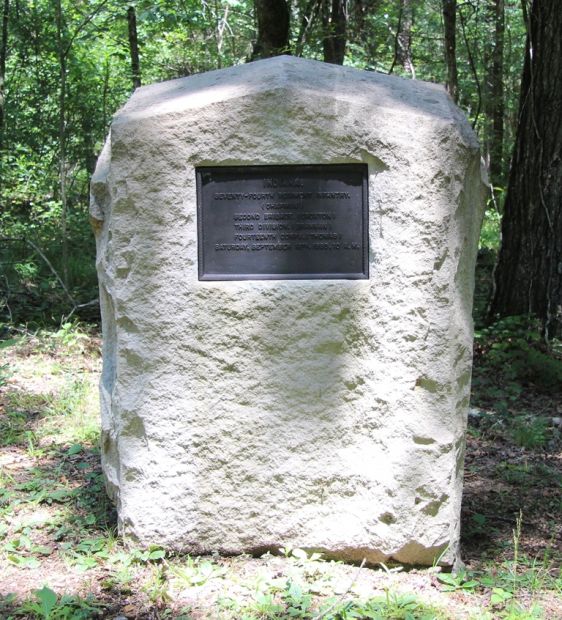 INDIANA. SEVENTY-FOURTH REGIMENT INFANTRY WAR MEMORIAL