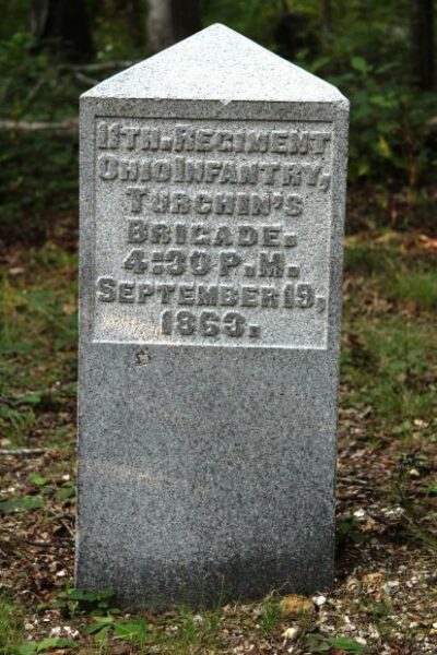 11TH. REGIMENT OHIO INFANTRY WAR MEMORIAL 4:30PM