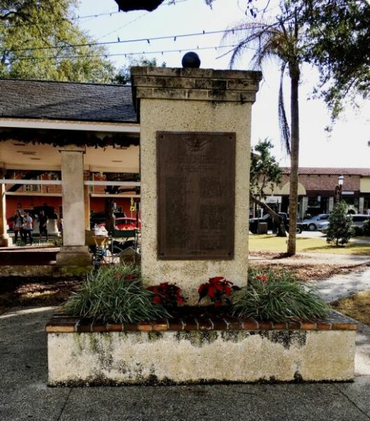 ST. JOHNS COUNTY, FLORIDA WAR MEMORIAL