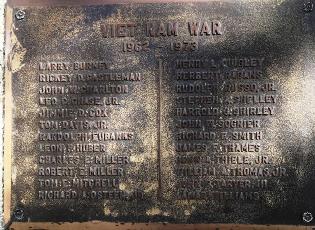 ST. JOHNS COUNTY, FLORIDA WAR MEMORIAL PLAQUE C