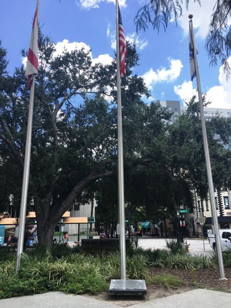 ORANGE COUNTY 9-11 MEMORIAL FLAGPOLE
